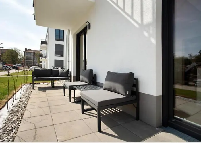 דירה Modernes Und Wunderschoenes Loft Mit Terrasse, Gartenblick In גרייפסוואלד